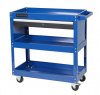 Тележка инструментальная 3-х полочная+выдвижная полка (760х700х350мм, полки 700х350х60мм-3 шт, 610х2. Большой выбор на сайте Трейдимпорт