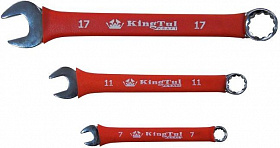 На сайте Трейдимпорт можно недорого купить Ключ комбинированный 24мм в прорезиненной оплетке KingTul kraft KT-30024k. 